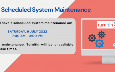 Turnitin Scheduled Maintenance