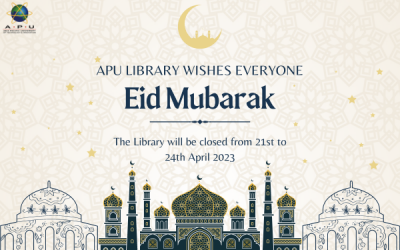 Library Closure : Eid Mubarak