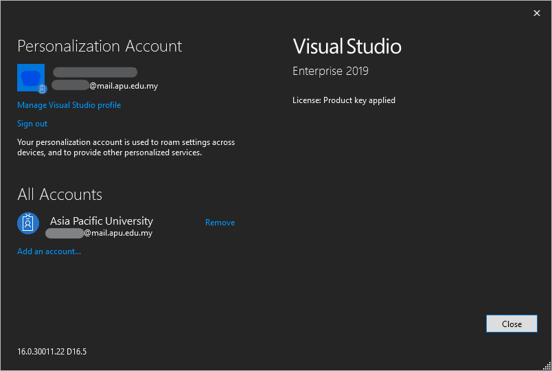 visual studio 2019 enterprise