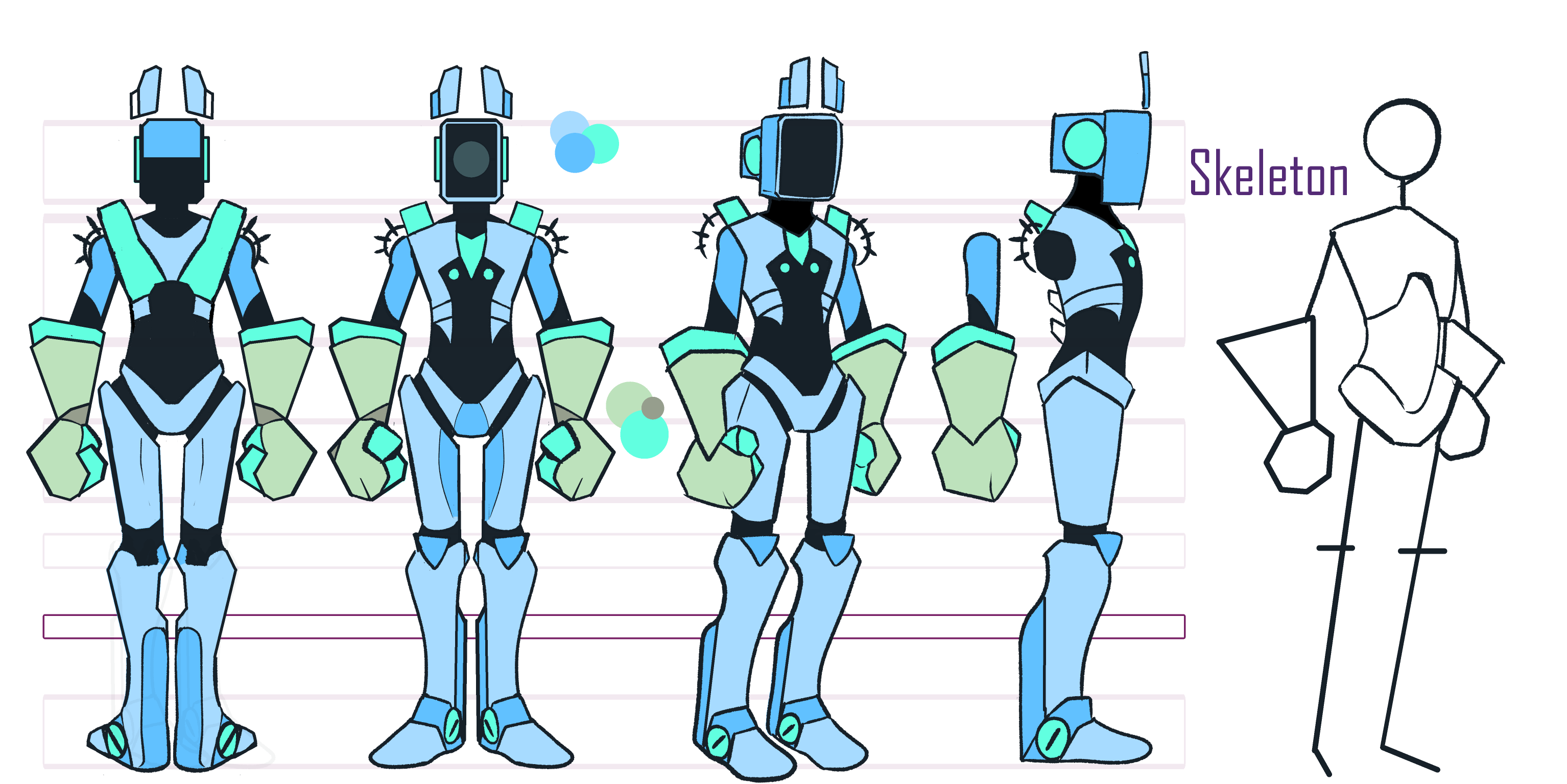 concept art machine Turnaround